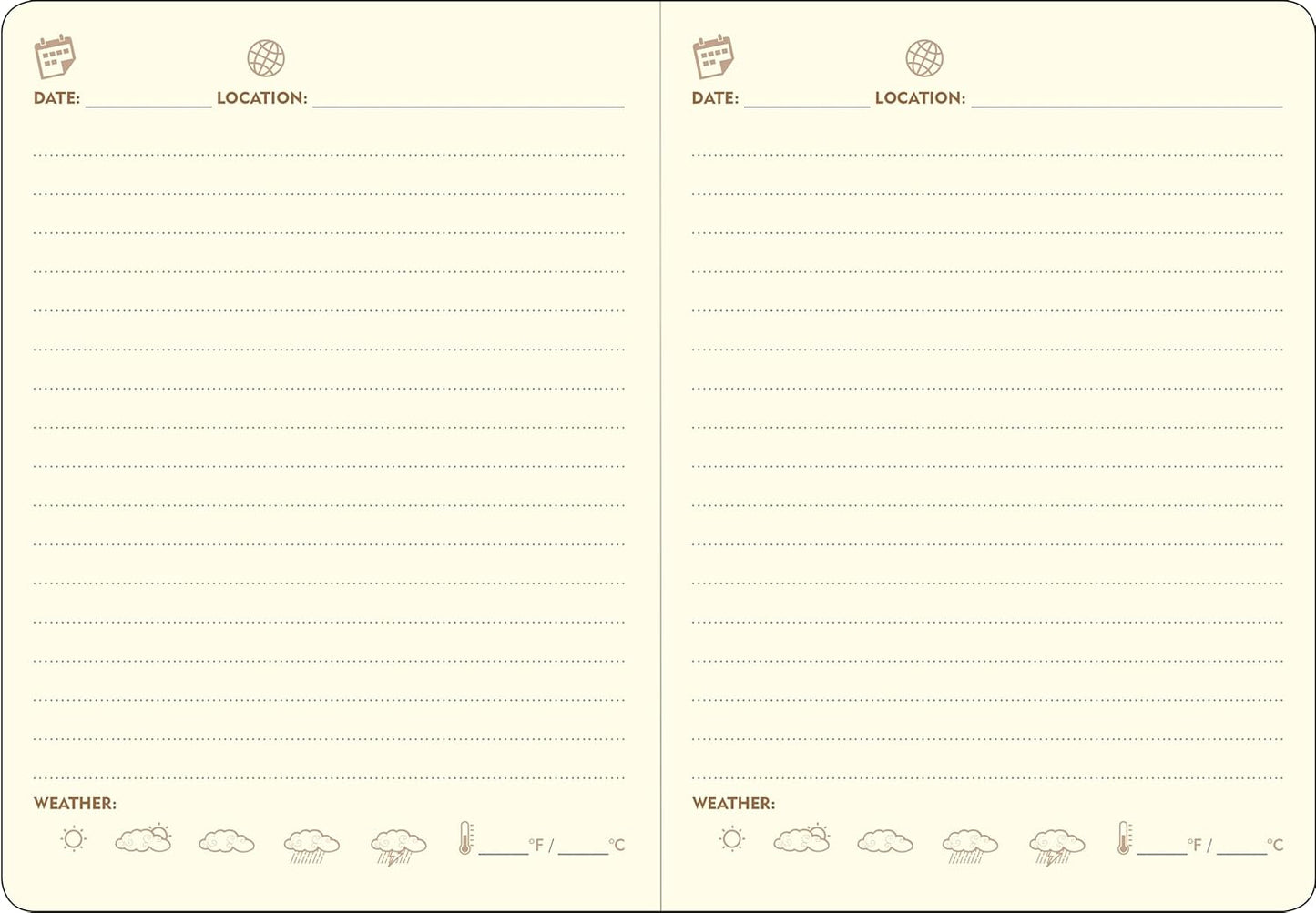 Krumulus : Artisan Travel Journal – Premium Travel Diary & Trip Planner Notebook | Memory Keepsake Journal