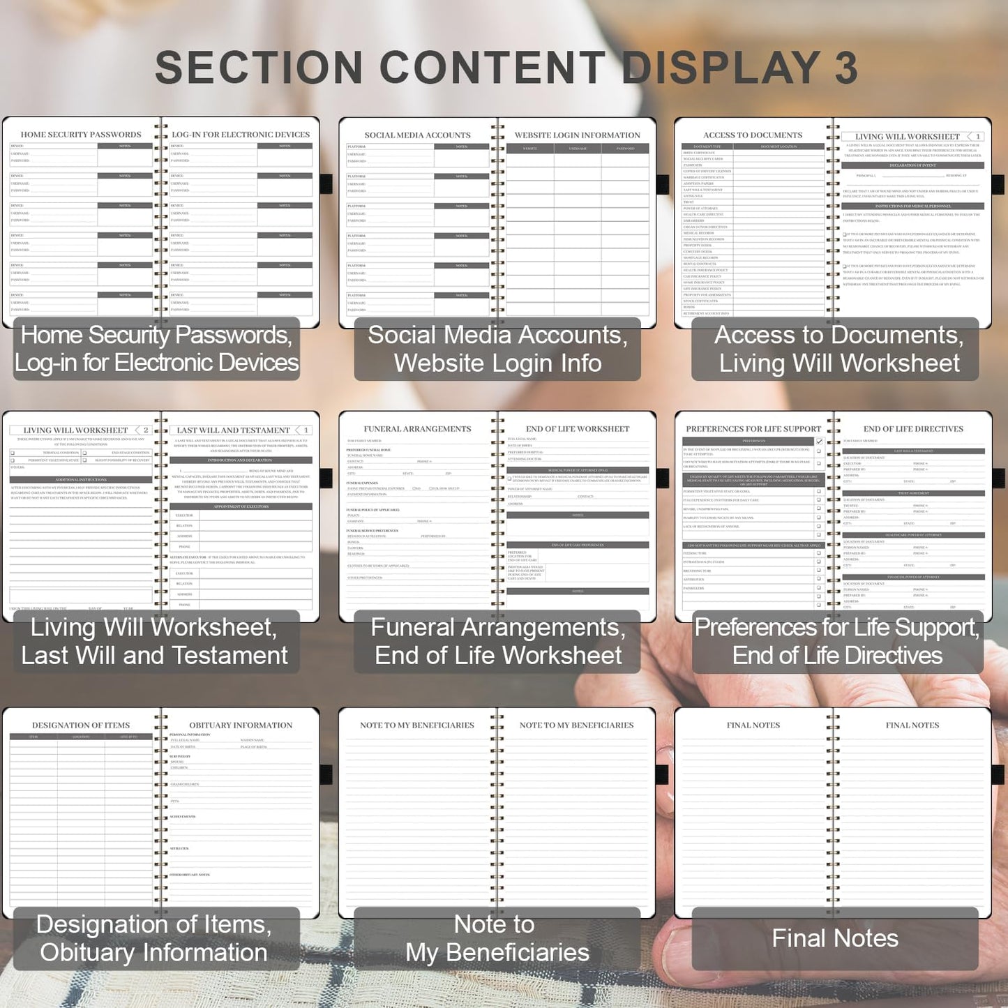 Krumulus :  End of Life Planner – Estate Planning & Important Information Organizer | Final Wishes & Legacy Workbook